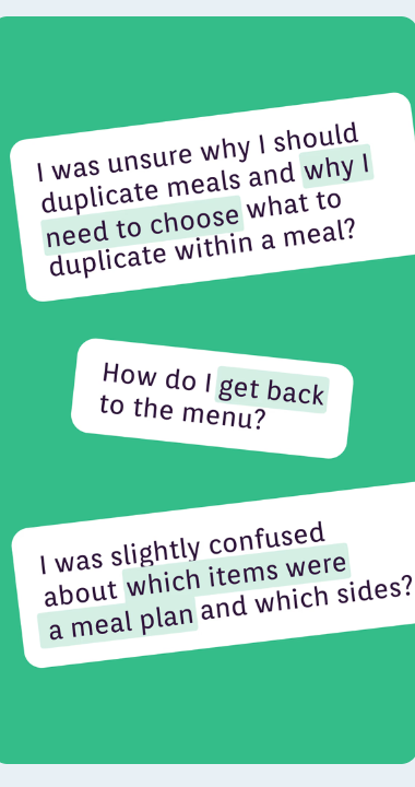 User quotes about duplication confusion