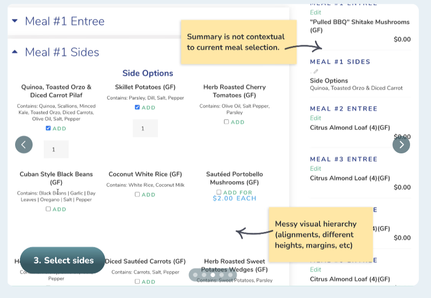 Heuristic analysis screen 3